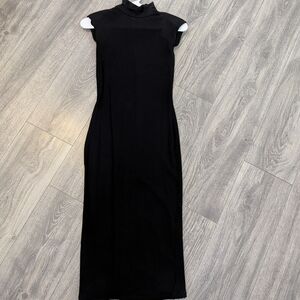 Good American Classic Black Maxi Dress